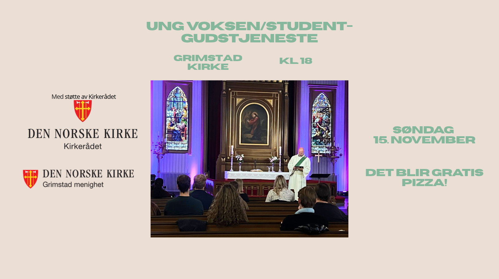 Ung voksen/ studentgudstjeneste