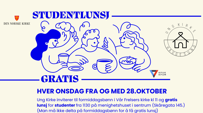 Gratis studentlunsj!