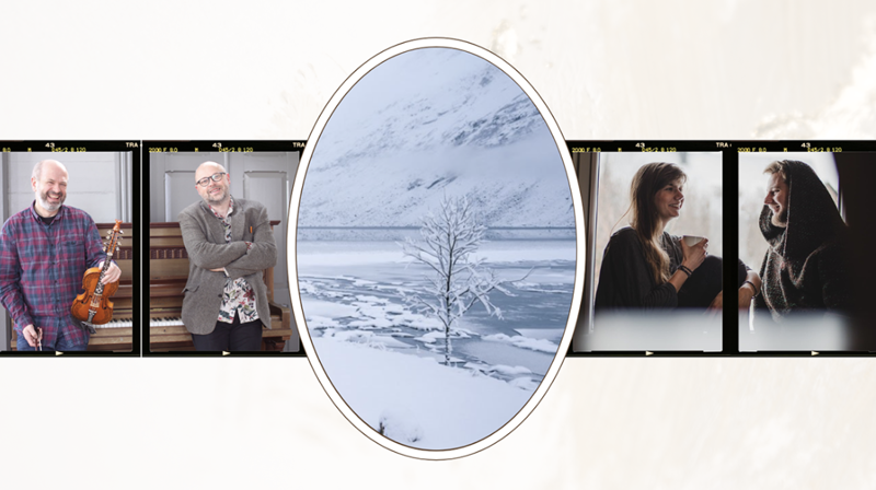 Landskap, tonar og bilete i Geiranger kyrkje.