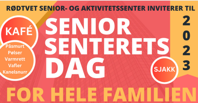 Velkommen til "Seniorsenterets dag for hele familien"