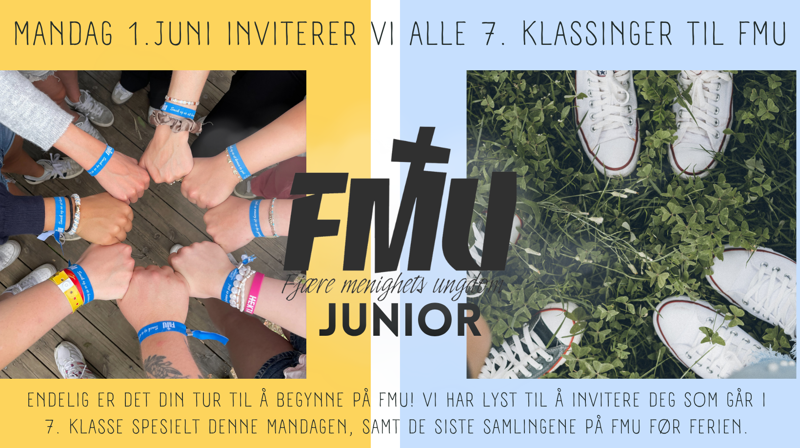 Velkommen til FMU junior mandag 1. juni!