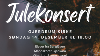 Velkommen til menighetens julekonsert