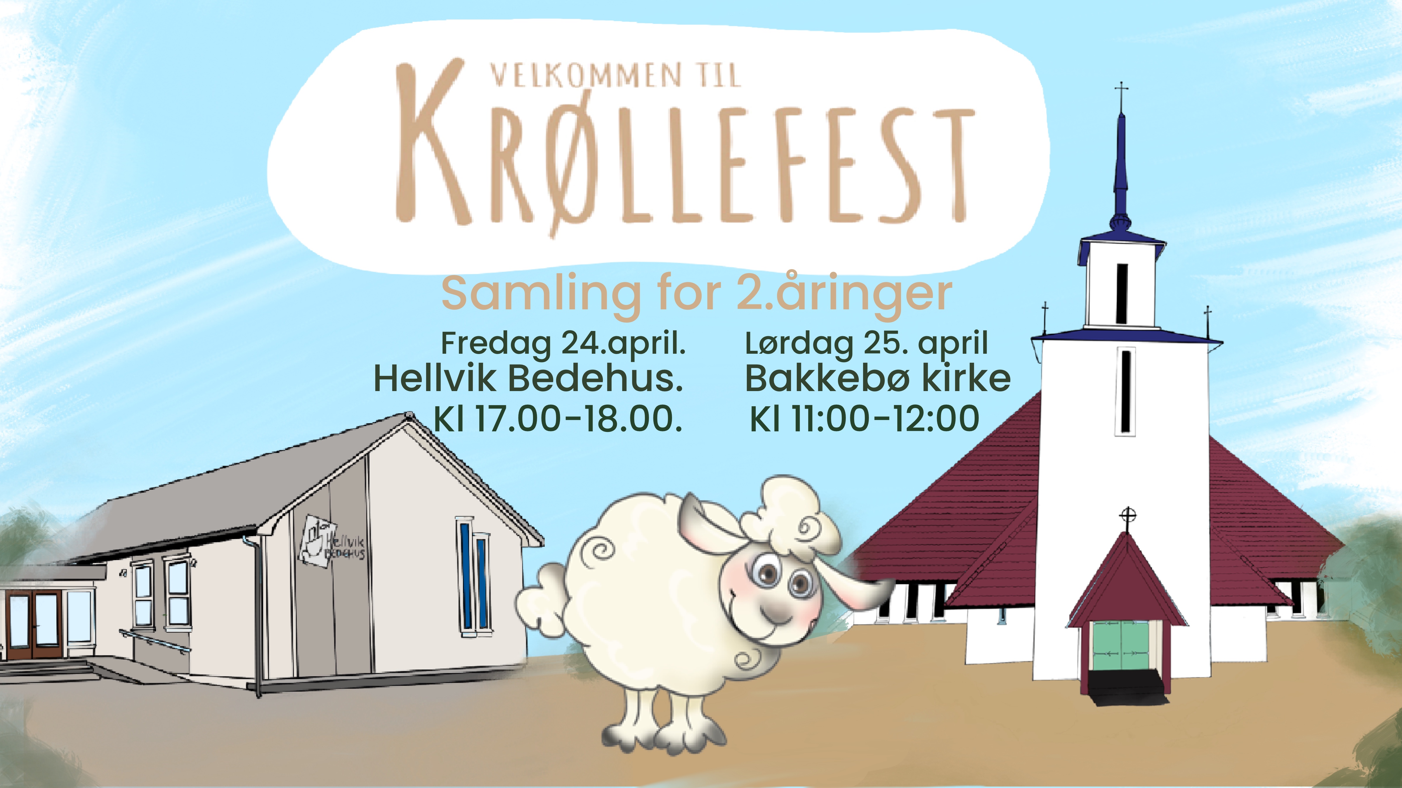 Krøllesamling for 2-åringene fredag og lørdag
