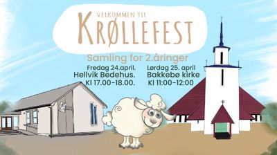 Krøllesamling for 2-åringene fredag og lørdag