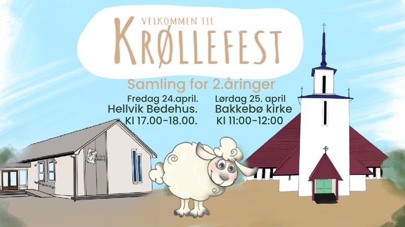 Krøllesamling for 2-åringene fredag og lørdag