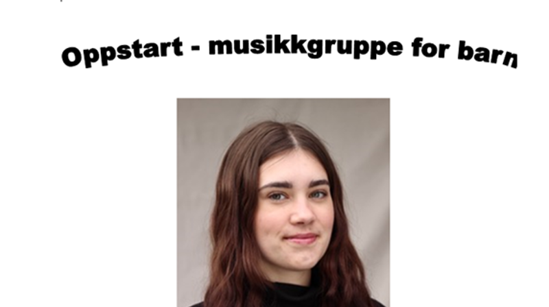 Oppstart - musikkgruppe for barn