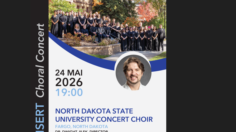 Konsert med North Dakota State University Choir