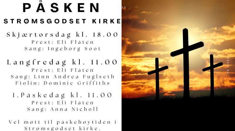 Påskegudstjeneste i Strømsgodset kirke