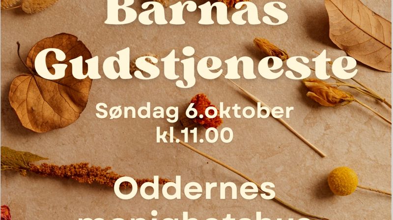 TROS-barna deltar på barnas gudstjeneste