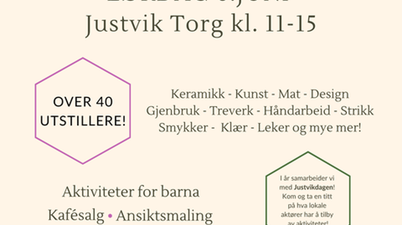 Velkommen til årets sommermarked på Justvik