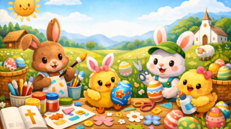 Påskeverksted i Kvelde