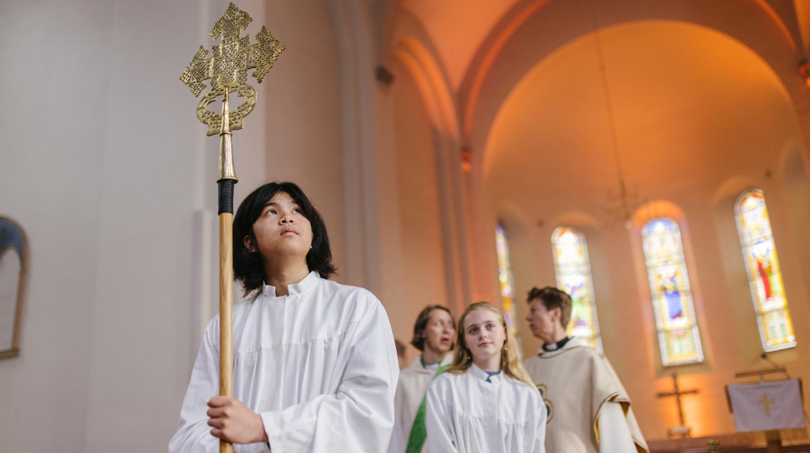 Konfirmant prosesjon, foto; Simen Prestaasen
