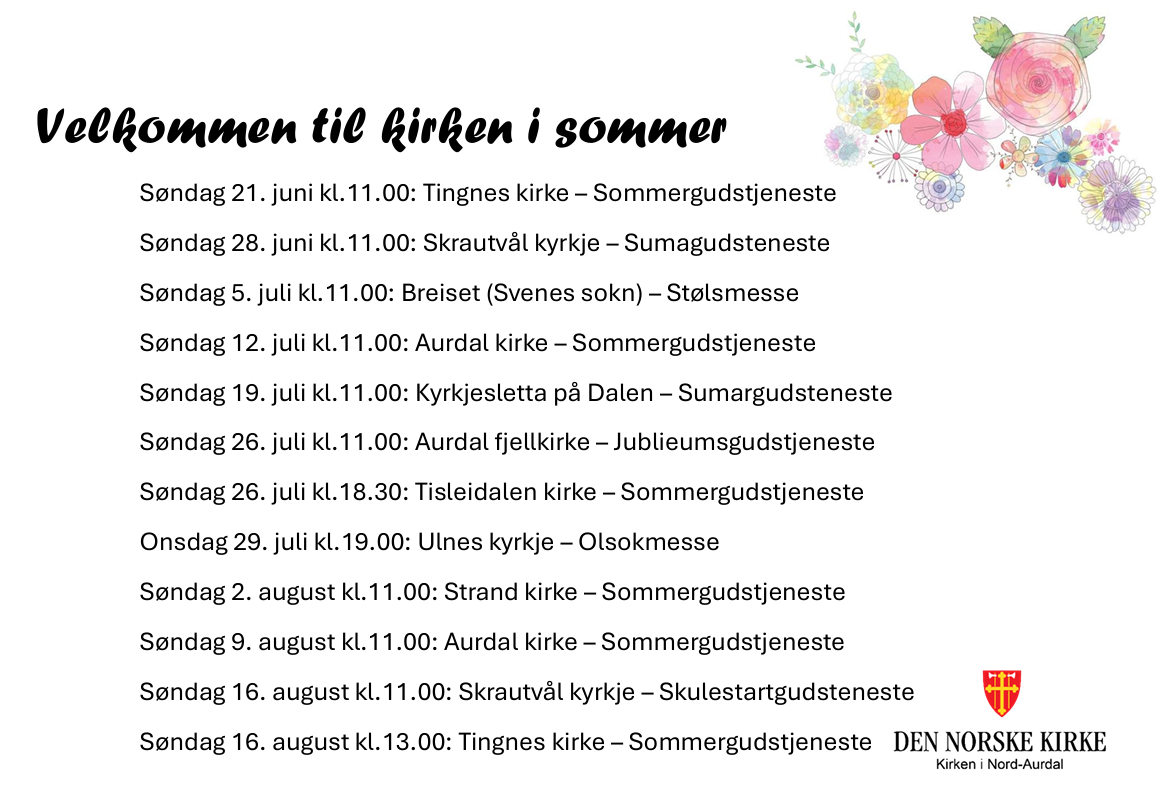 Sommergudstjenester