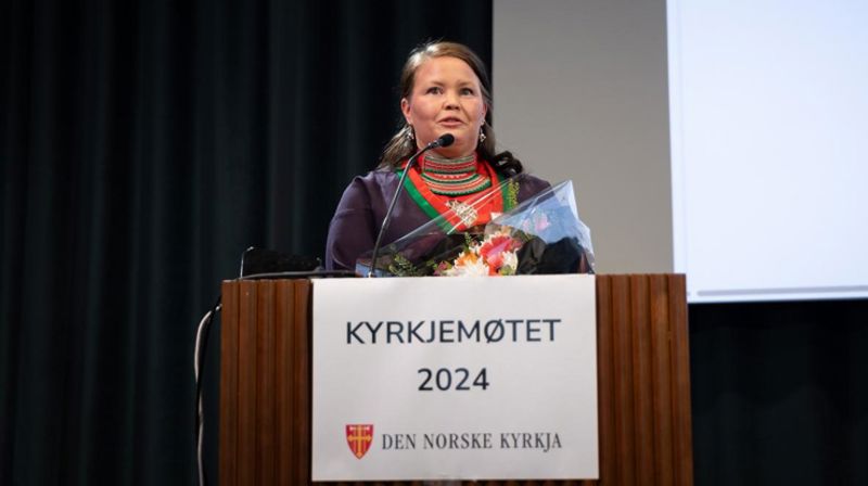 Leder for Samisk kirkeråd, May Bente Jønsson. Foto: Den norske kirke