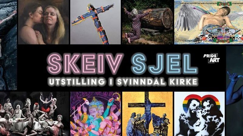 Kunstutstilling «Skeiv Sjel» i Svinndal kirke