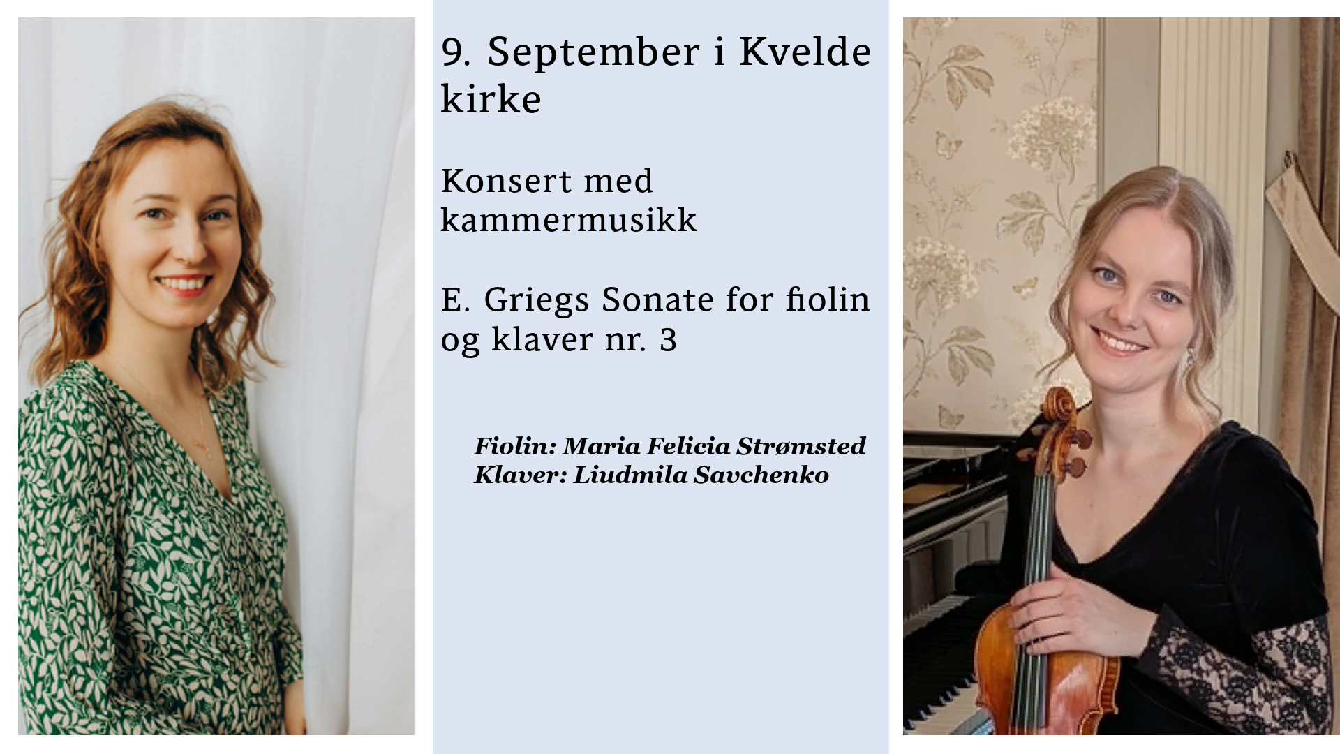 Menighetsrådet inviterer til kammerkonsert i Kvelde kirke