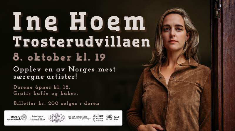 Ine Hoem til Trosterudvillaen