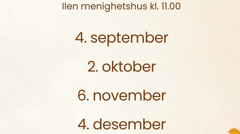 Torsdagstreff - en møteplass i menigheten