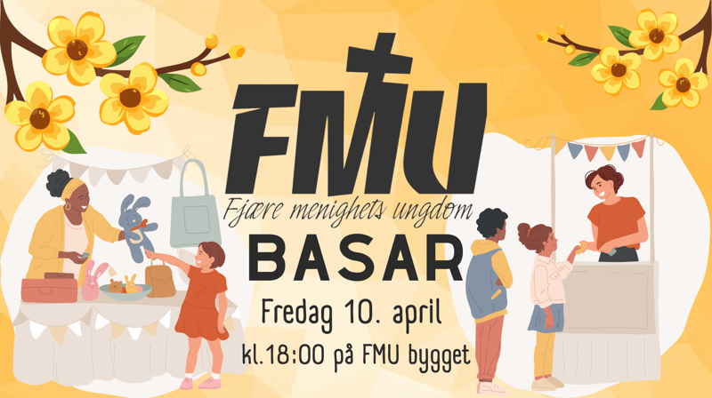 Velkommen til årets FMU basar fredag 10. april kl.18:00