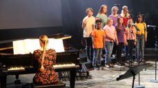 Halden ungdomskor under ledelse av Marie Håkensen