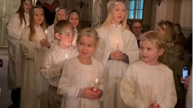 Luciaprosjektkor i Nordby kirke