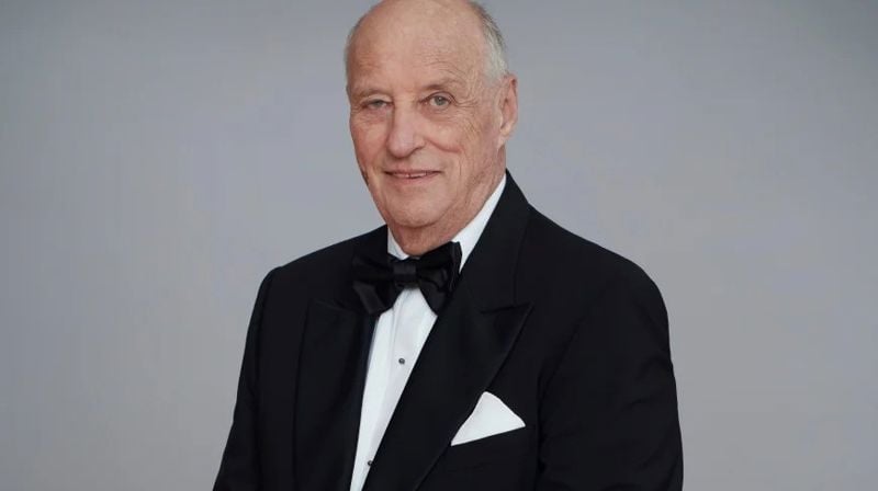 H. M. Kong Harald's bortgang