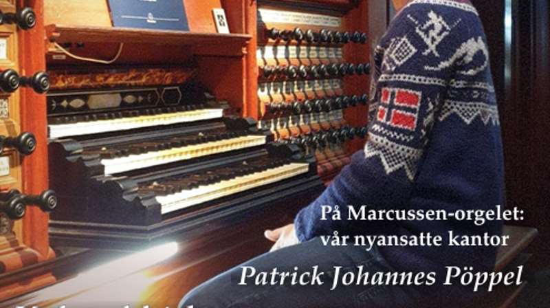 Orgelkonsert i Kolstad kirke onsdag 8. april kl. 19.00