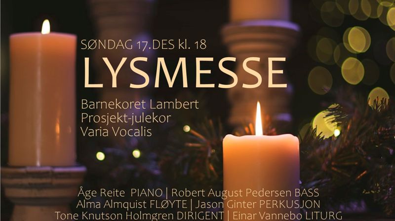 Lysmesse 17.desember kl. 18