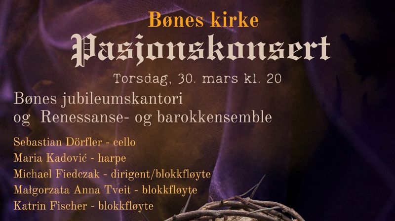 Pasjonskonsert 30. mars