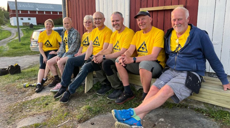 Herlig gjeng med frivillige hjelpere under Godhetsfestivalen i 2024!