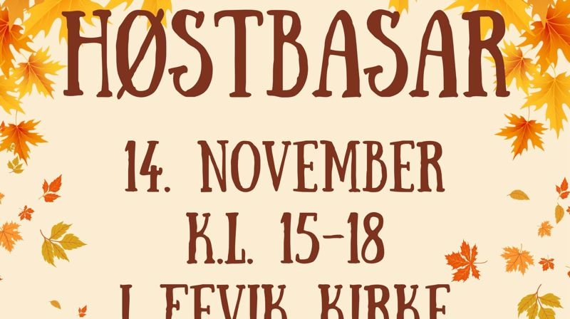 Høstbasar i Fevik kirke