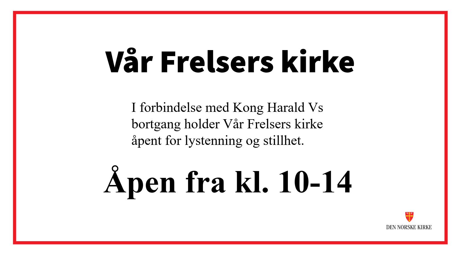 Åpen kirke