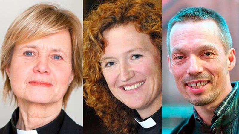 Tre kandidater står igjen før tilsetting av ny biskop i Oslo i september: Anne-May Grasaas, Kari Veiteberg og Sturla Johan Stålsett.