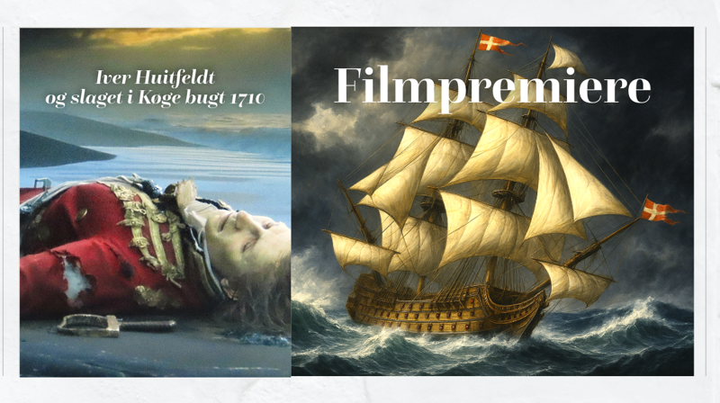 Den dramatiske historien om sjøhelten Iver Huitfeldt har blitt film. Velkommen til filmpremiere i Hurum kirkestue på Klokkarstua!