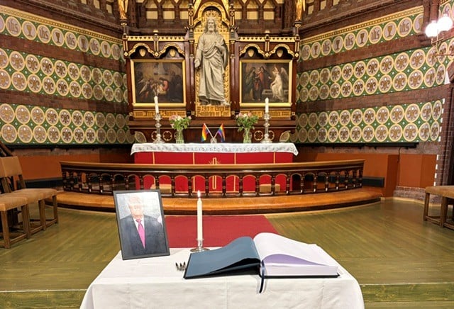Kondolanseprotokoll i Paulus kirke