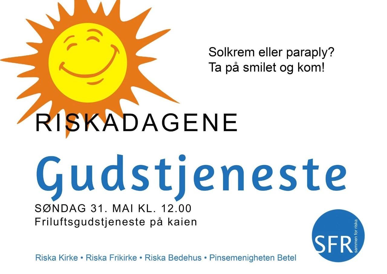 Gudstjeneste på Riskadagene