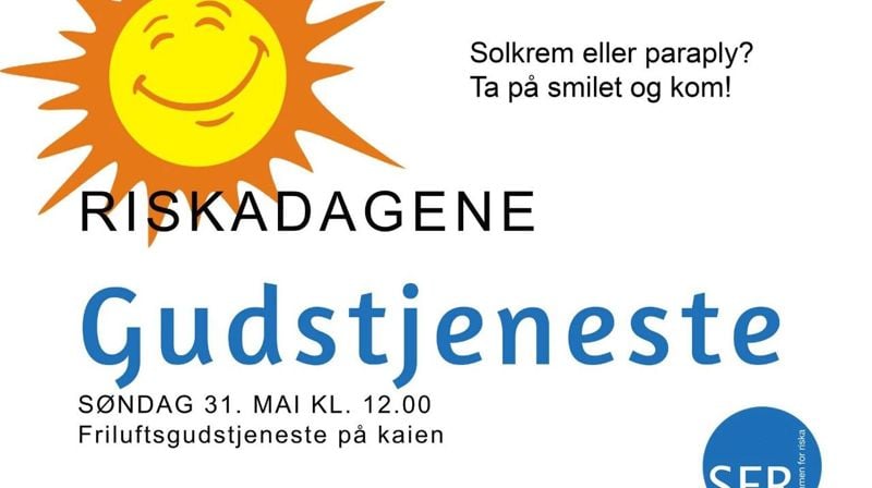 Gudstjeneste på Riskadagene