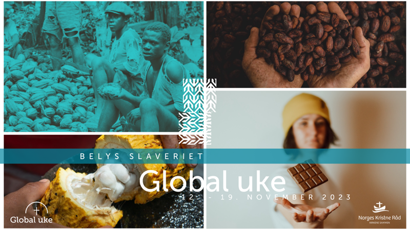 Promobilde. Belys slaveriet. Global uke 12.-19.november 2023. Foto: Norges Kristne Råd.