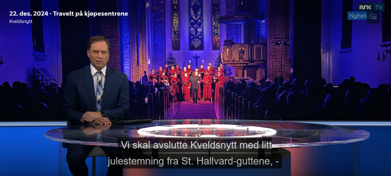 Skjermdump fra NRK TV