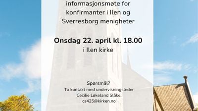 Velkommen til informasjonsmøte om konfirmasjon 2027