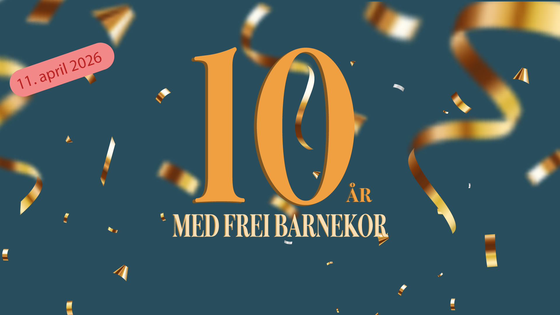 Jubileumskonsert med Frei barnekor i Normoria