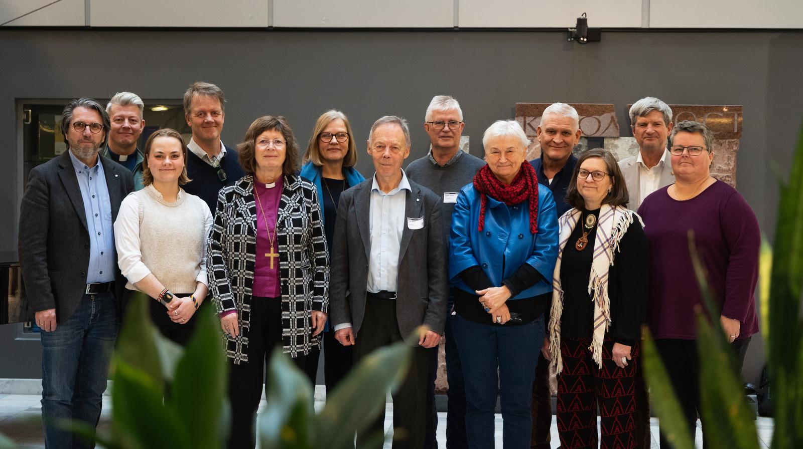 Mellomkirkelig råd på møte i Kirkens hus i februar 2025. (Foto: Kirkerådet)