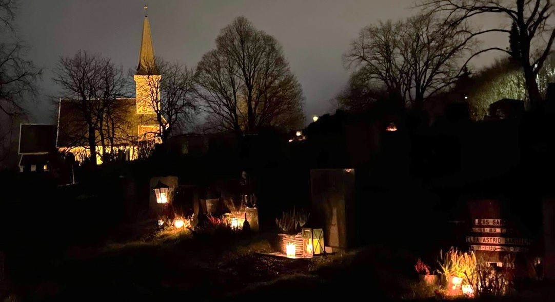 Lystenning ved Lørenskog kirke