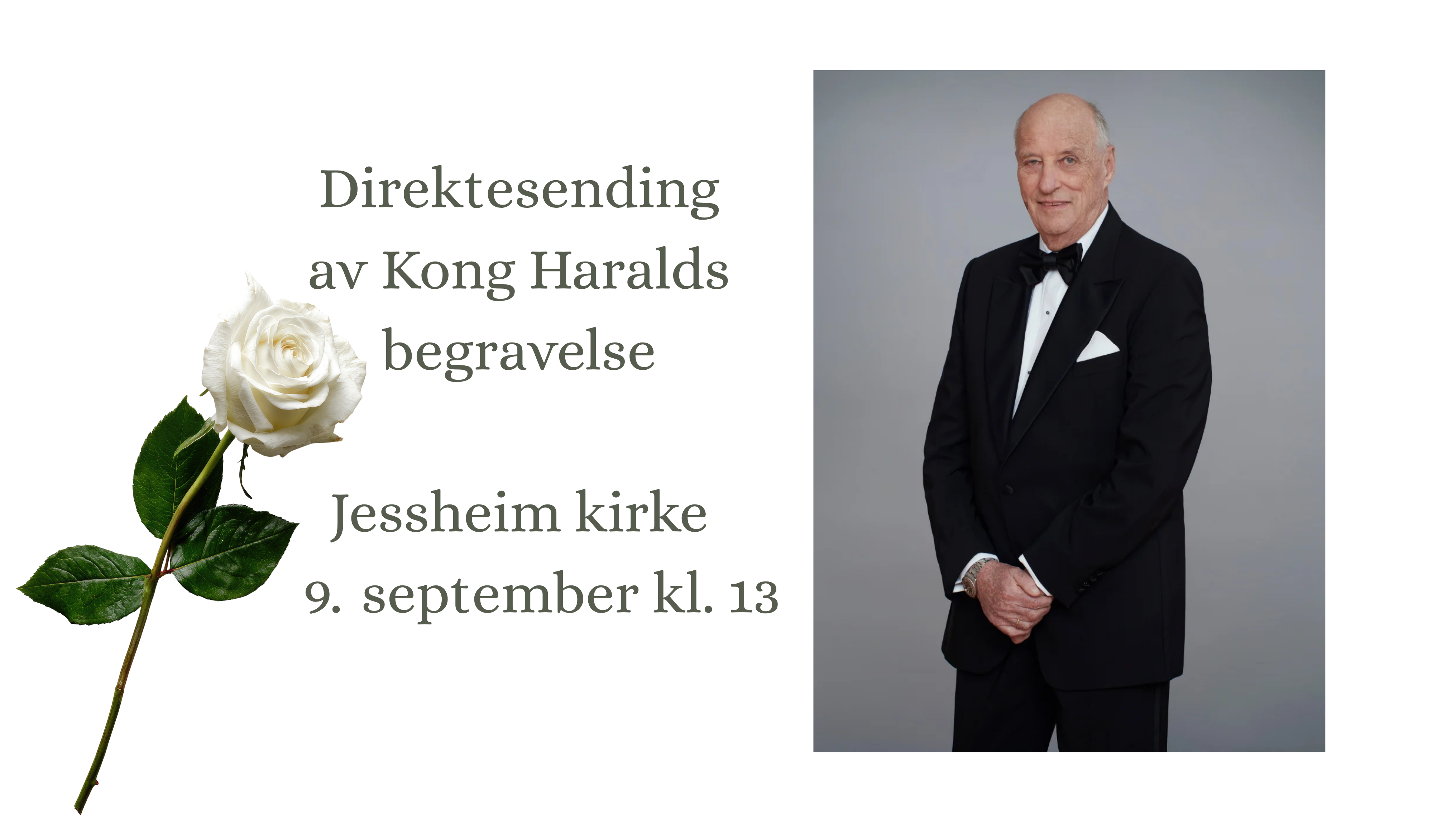 Kong Haralds begravelse