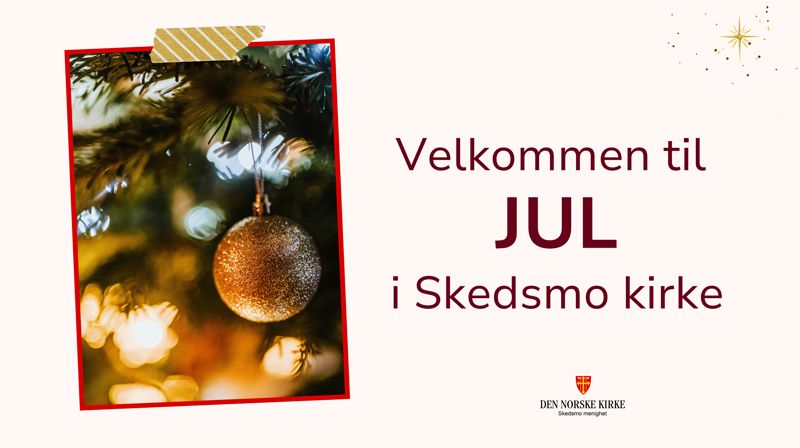 Gudstjenester og åpen kirke i jula