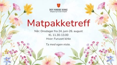 Matpakketreff i Furuset kirke - onsdager i sommer