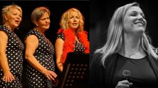 Vokaltrioen TRES og Margrete Gaulin Simensen har gode tradisjoner for å synge i sentrumskirka før jul!