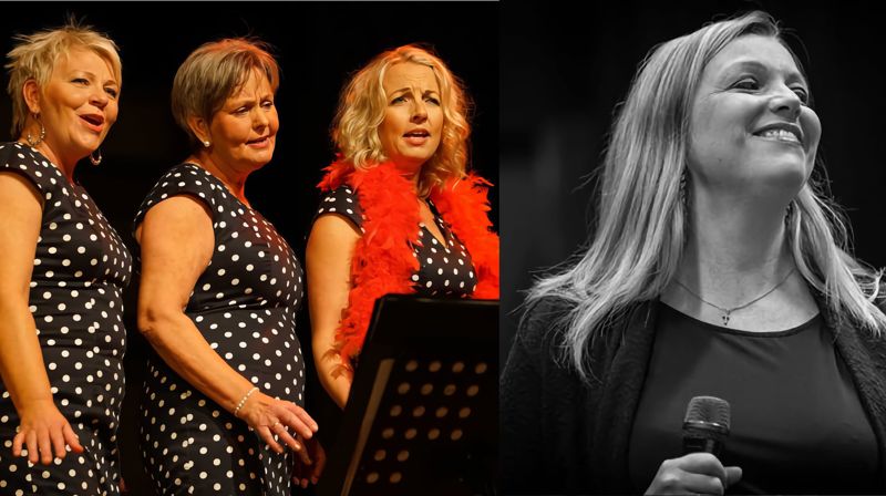 Vokaltrioen TRES og Margrete Gaulin Simensen har gode tradisjoner for å synge i sentrumskirka før jul!