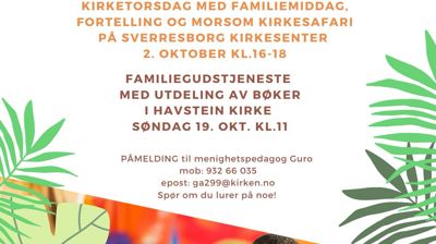 Velkommen til kirkesafari 02.10.25 på kirkesenteret