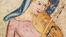 Vielle, ein forløpar for moderne fiolin (Navarra, Pamplona)